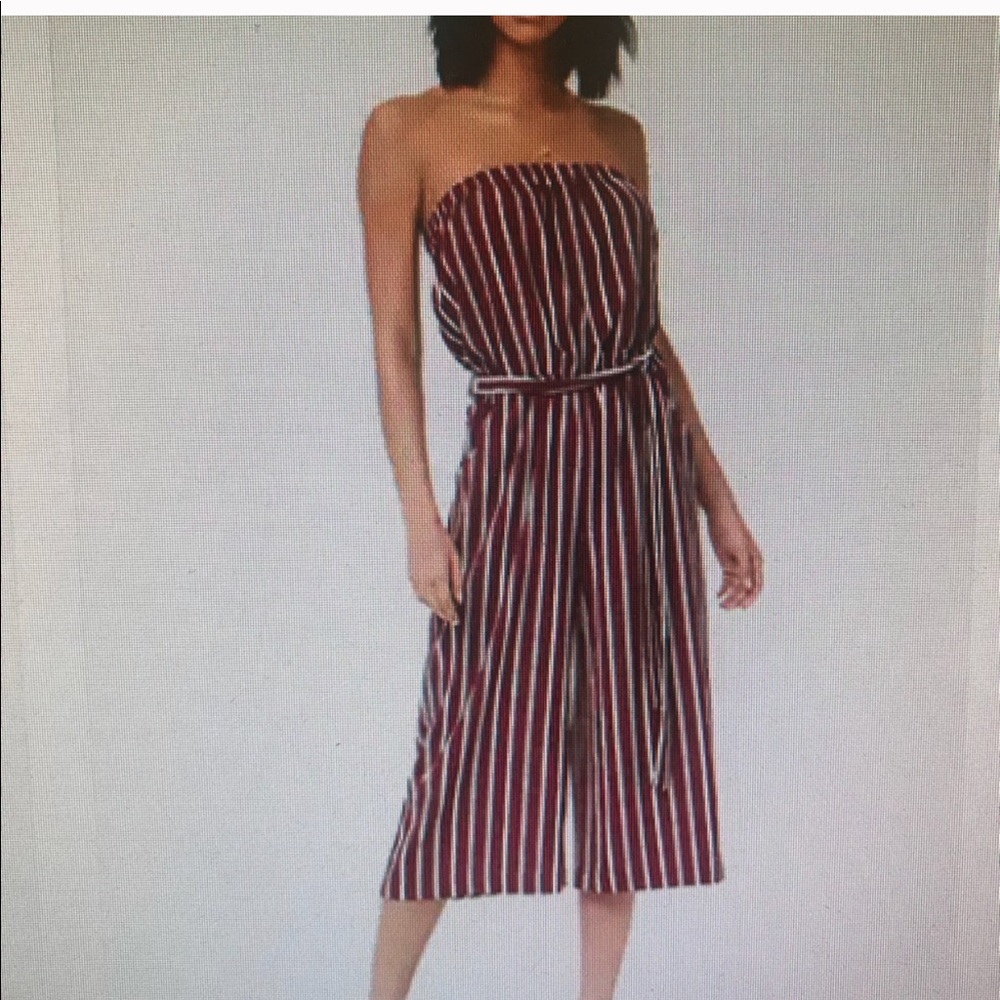 Striped jumpsuit